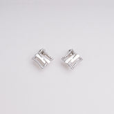 Quad Pleated Earrings