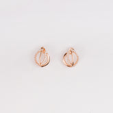 Twin Motif Stud Earrings