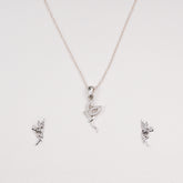Archangel Stud Earrings with Charlotte Fairy Pendant