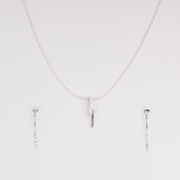 Forget Me Not Earrings with Ikonic Waterfall Pendant