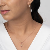 Mini Florets with Olive Leaf Pendant