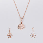 Floral inspired design earrings