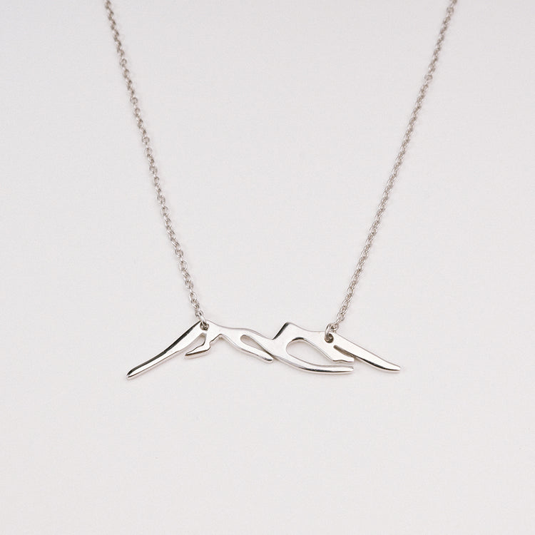 Himalayan Ridge Pendant with Chain